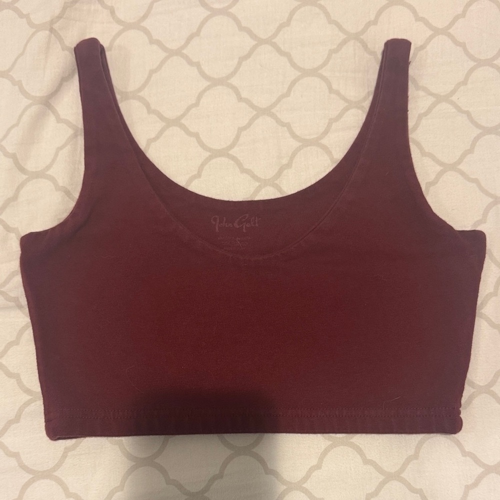 Brandy Melville Deep Red Crop Top